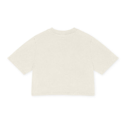 Women's Heavy Faded Crop Tee